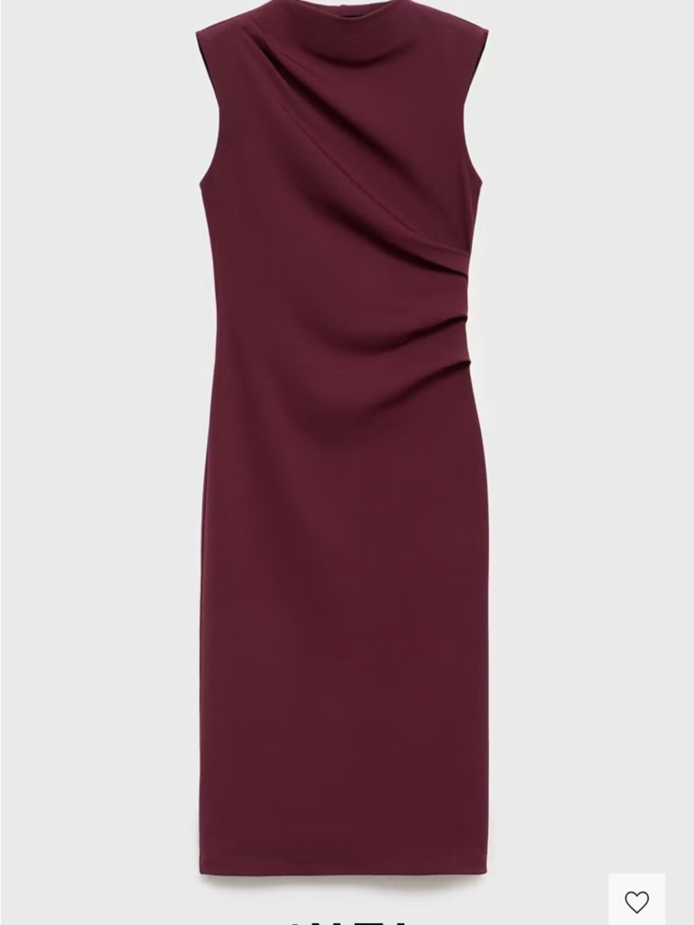 Ruched fitted dress